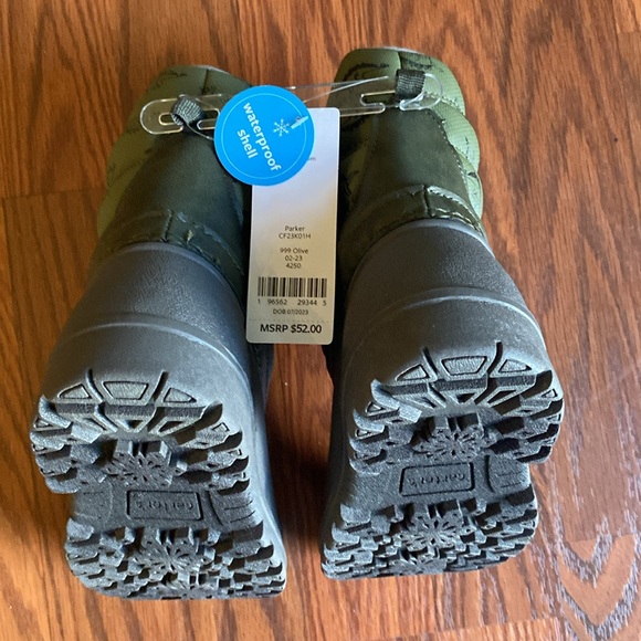 Carter's Green and Gray Kids Rain & Snow Boots - Picture 5 of 5